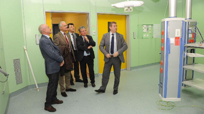 Visita Senatore Gianluca Susta al Nuovo Ospedale ASL BI 03-11-2014