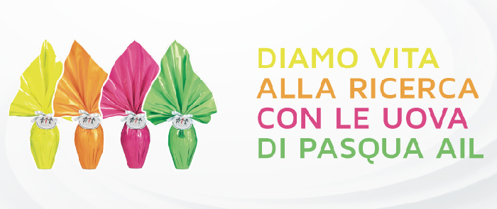 PASQUA 2019: iniziativa di SOLIDARIETÀ dell’AIL Biella Fondazione Angelino, da venerdì 5 a domenica 7 aprile