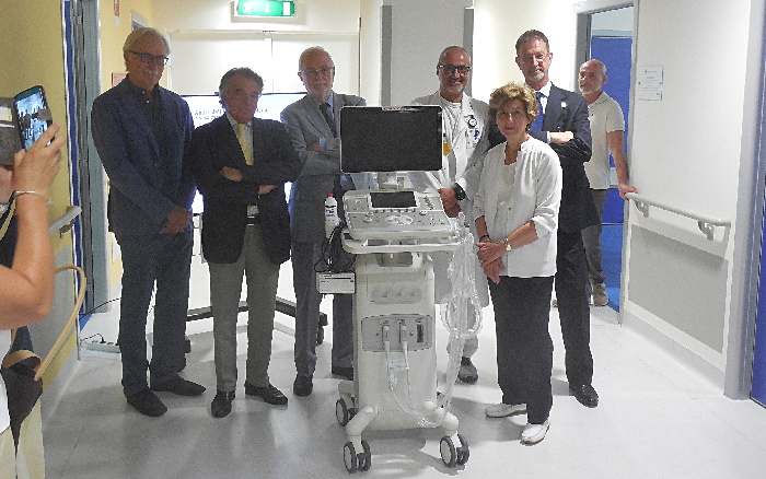 Pneumologia e Gastroenterologia: donato un nuovo ecografo all’Ospedale dell’ASL di Biella