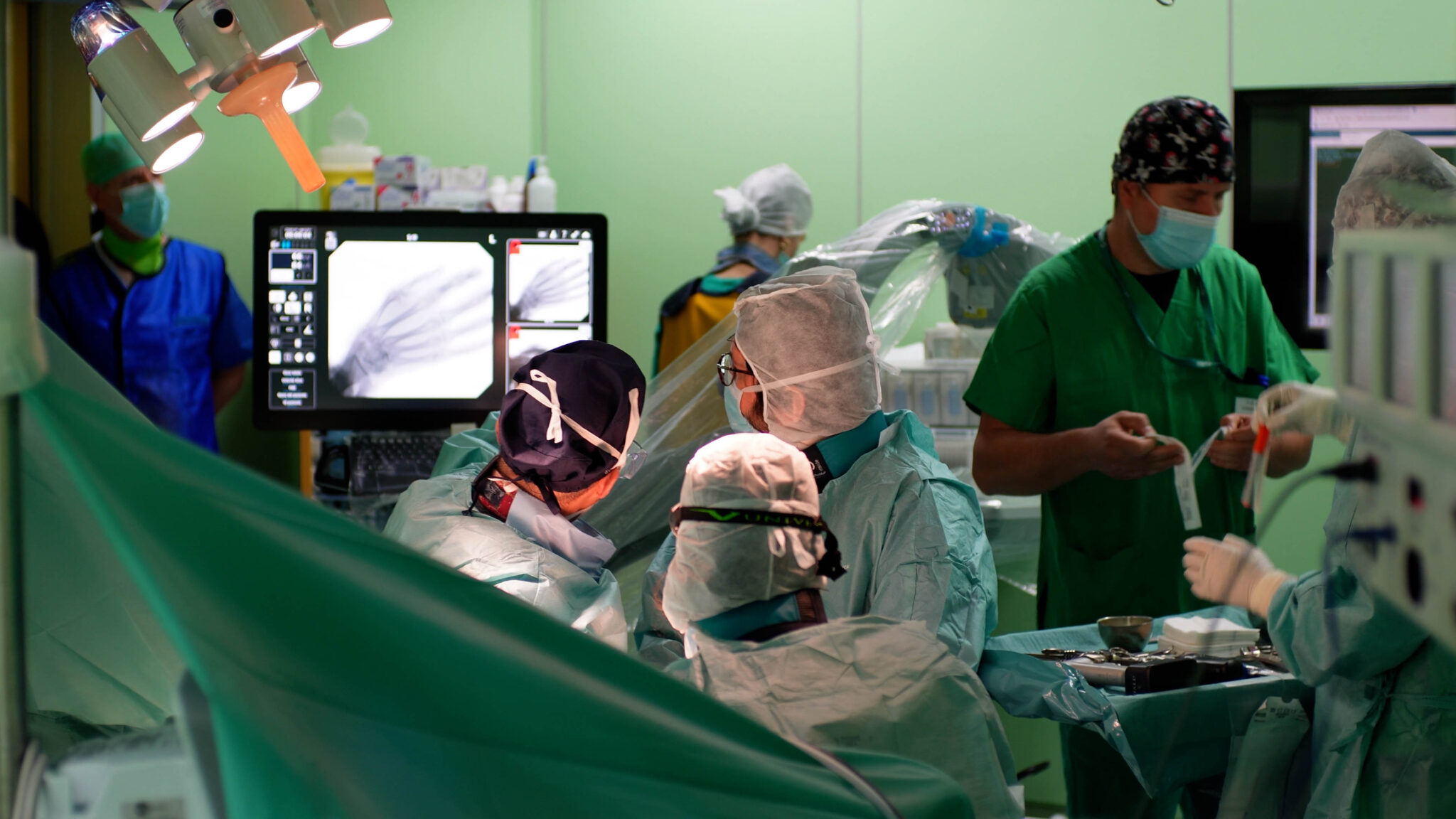 Utilizzo del Fluoroscopio nella Sala Operatoria di Ortopedia e Traumatologia ASL BI