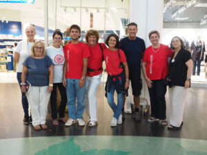 Alcuni volontari presenti all'evento