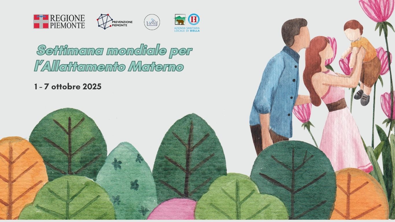 Immagine dedicata alla Settimana Mondiale per l'Allattamento Materno