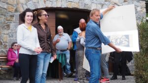 L'acquaforte in premio alla partecipante maggiorenne più giovane