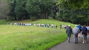 Il gruppo in cammino