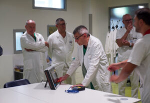Rappresentanza dell'èquipe medica ed infermieristica