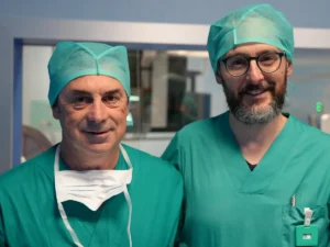 I dottori Enzo Forliti e Andrea Rognoni