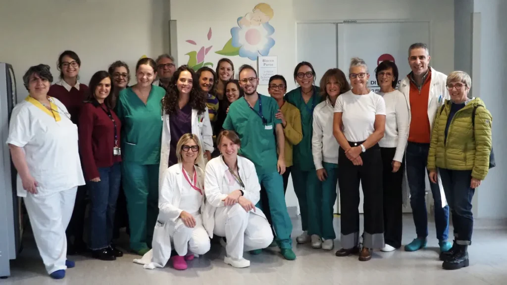 Lo staff dell'Ostetricia e Ginecologia