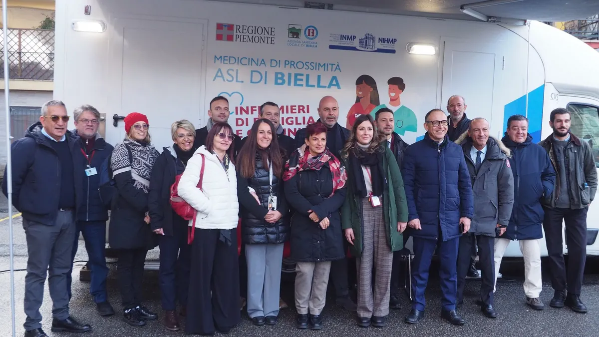 Gli Enti promotori con la Direzione Generale e lo staff territoriale ASL BI e il Vicepresidente Comm. Sanità Consiglio Regionale Zappalà