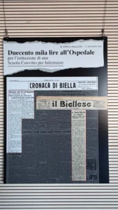 Uno dei documenti esposti