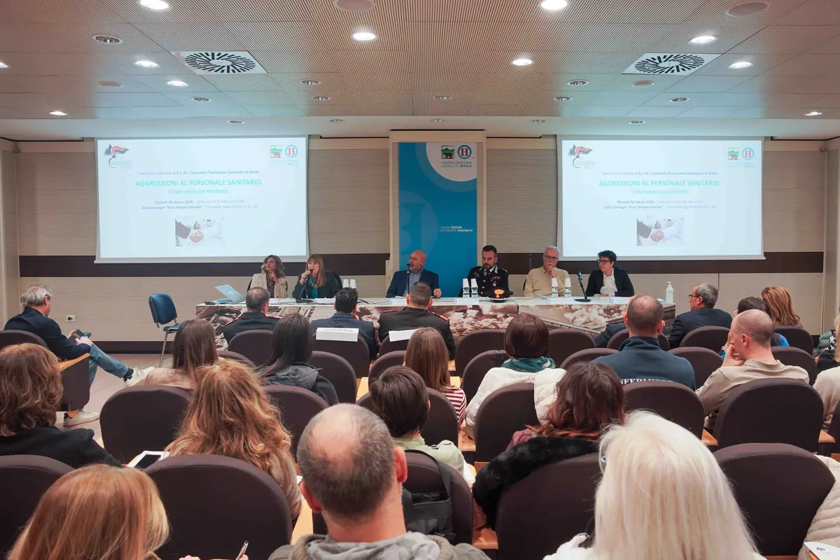 Il Tavolo durante il Seminario Aggressioni al personale sanitario