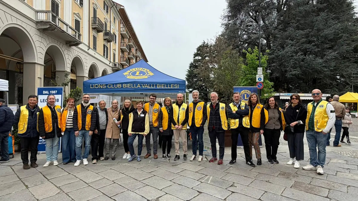 Alcuni dei soci Lions presenti all'evento