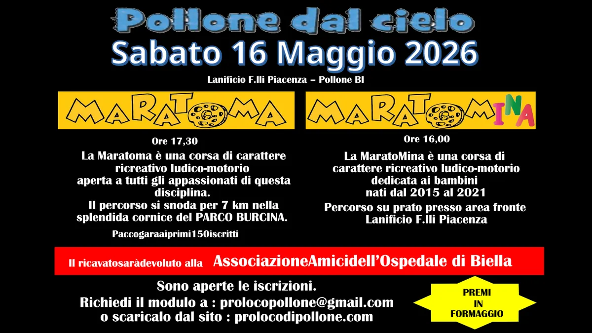 Il programma in breve dell'evento