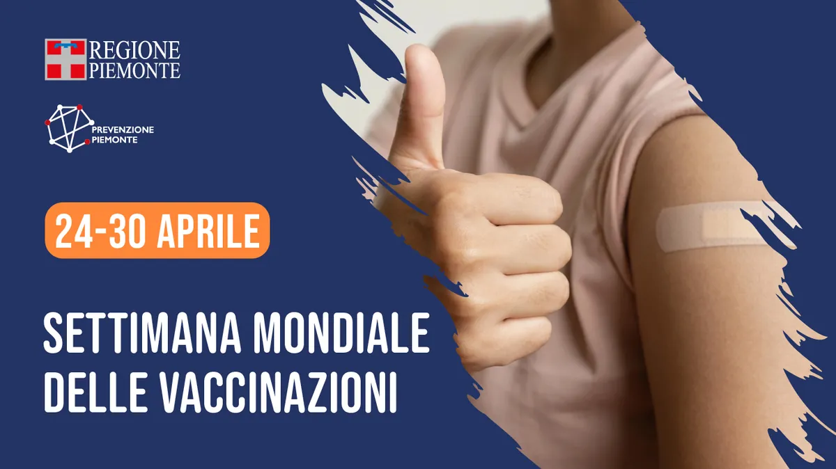 L'immagine dedicata alla Settimana mondiale delle vaccinazioni